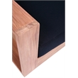 Meridian Furniture Tulum Black Water Resisting Outdoor Chair