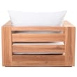 Meridian Furniture Tulum Off White Water Resisting Outdoor Chair