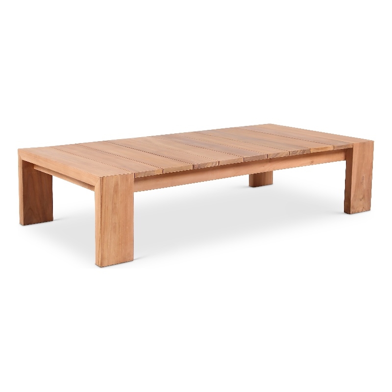 Meridian Furniture Tulum Natural Teak Outdoor Coffee Table