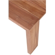 Meridian Furniture Tulum Natural Teak Outdoor End Table