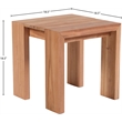 Meridian Furniture Tulum Natural Teak Outdoor End Table