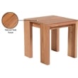 Meridian Furniture Tulum Natural Teak Outdoor End Table