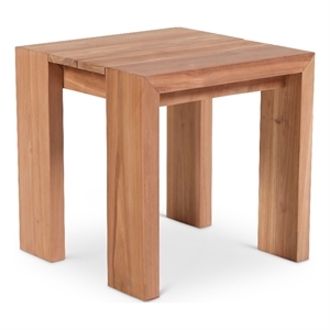 Meridian Furniture Tulum Natural Teak Outdoor End Table