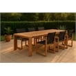 Meridian Furniture Tulum Black Water Resisting Outdoor Dining Arm Chair