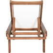 Meridian Furniture Tulum Off White Water Resisting Outdoor Patio Lounger