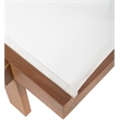 Meridian Furniture Tulum Off White Water Resisting Outdoor Patio Lounger