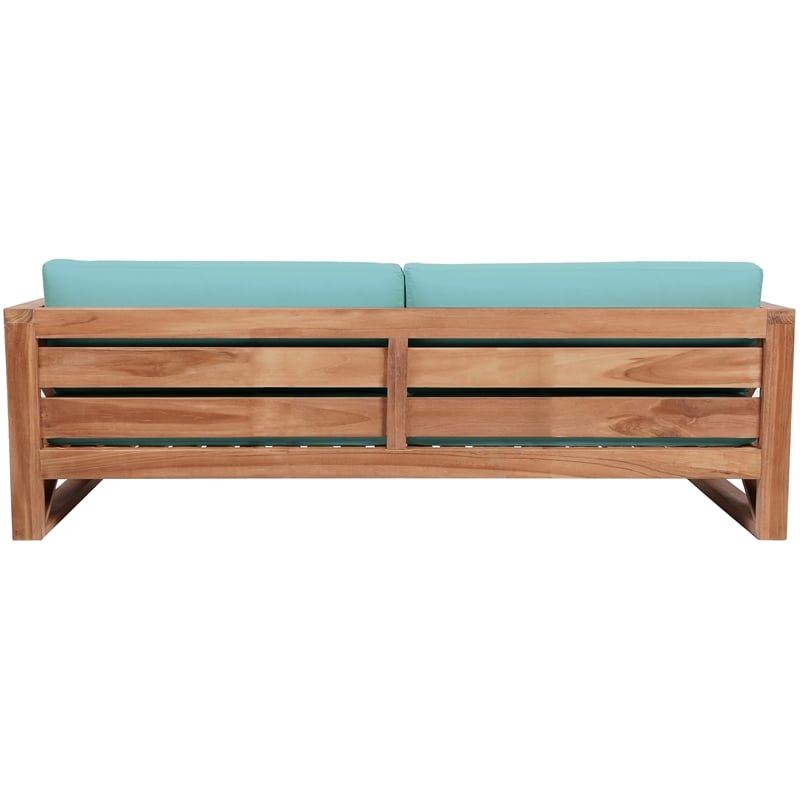 Meridian Furniture Anguilla Blue Water Resisting Outdoor Sofa