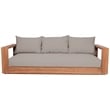 Meridian Furniture Tulum Grey Water Resisting Outdoor Sofa