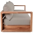 Meridian Furniture Tulum Grey Water Resisting Outdoor Sofa