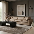 Meridian Furniture Comfy Tan Vegan Leather 4-Pc. Modular Sofa