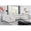 Meridian Furniture Comfy Cream Velvet 6-Pc. Modular Sectional