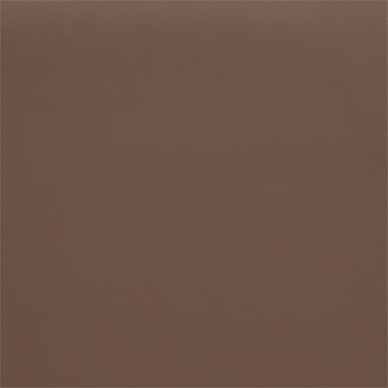Meridian Furniture Comfy Brown Vegan Leather Armless Chair