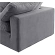 Meridian Furniture Comfy Grey Velvet 5-Pc. Modular Sectional