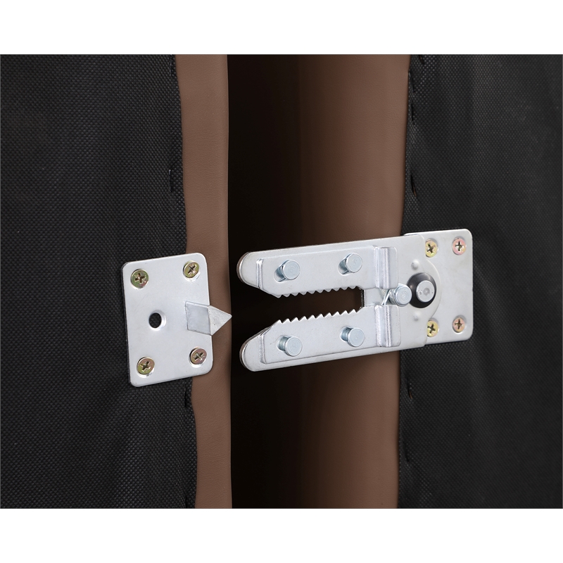 Meridian Furniture Comfy Brown Vegan Leather 6-Pc. Modular Sectional