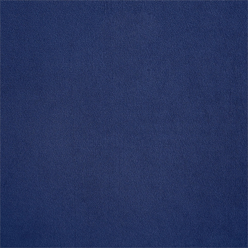 Meridian Furniture Comfy Navy Velvet Ottoman