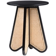 Meridian Furniture Butterfly Black Oak Veneer Top End Table