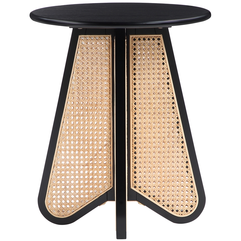 Meridian Furniture Butterfly Black Oak Veneer Top End Table