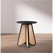 Meridian Furniture Butterfly Black Oak Veneer Top End Table