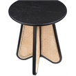 Meridian Furniture Butterfly Black Oak Veneer Top End Table