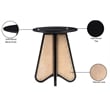 Meridian Furniture Butterfly Black Oak Veneer Top End Table