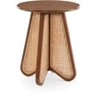 Meridian Furniture Butterfly Walnut Oak Veneer Top End Table