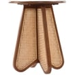 Meridian Furniture Butterfly Walnut Oak Veneer Top End Table