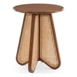 Meridian Furniture Butterfly Walnut Oak Veneer Top End Table