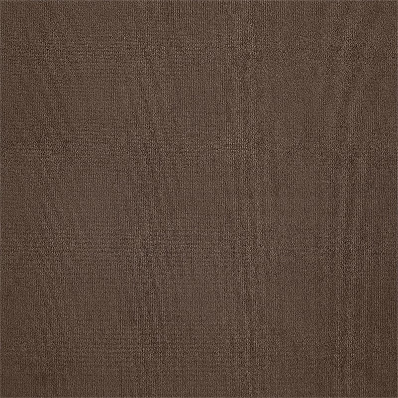 Meridian Furniture Comfy Brown Velvet Ottoman
