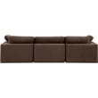 Meridian Furniture Comfy Brown Velvet 3-Pc. Modular Sofa