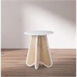 Meridian Furniture Butterfly White Oak Veneer Top End Table