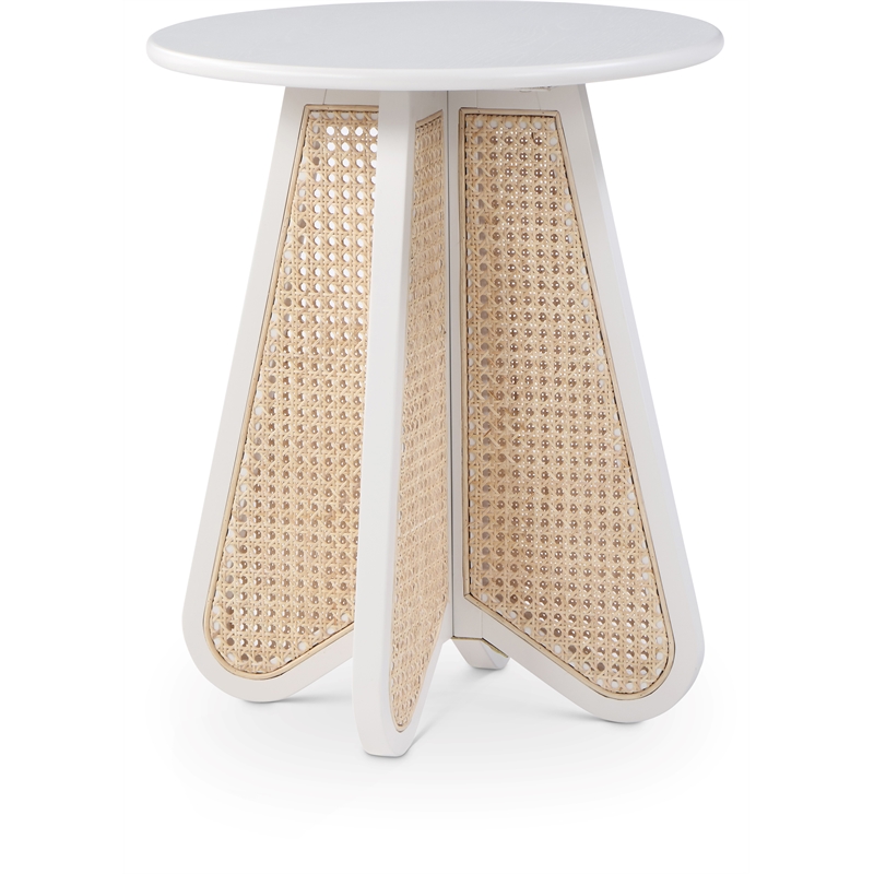 Meridian Furniture Butterfly White Oak Veneer Top End Table