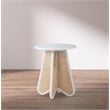 Meridian Furniture Butterfly White Oak Veneer Top End Table