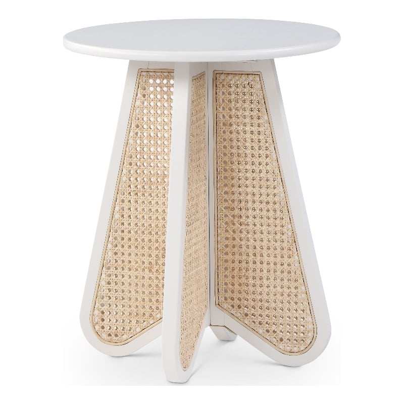 Meridian Furniture Butterfly White Oak Veneer Top End Table