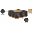 Meridian Furniture Rory Black Vegan Leather Coffee Table