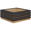 Meridian Furniture Rory Black Vegan Leather Coffee Table