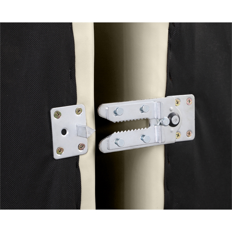 Meridian Furniture Comfy Cream Vegan Leather Corner Chair