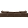 Meridian Furniture Comfy Brown Velvet 6-Pc. Modular Sectional