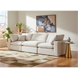 Meridian Furniture Comfy Cream Velvet 3-Pc. Modular Sofa