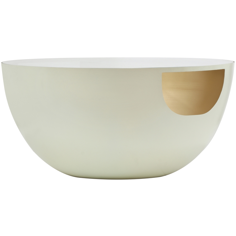 Meridian Furniture Doma Cream / Gold Coffee Table