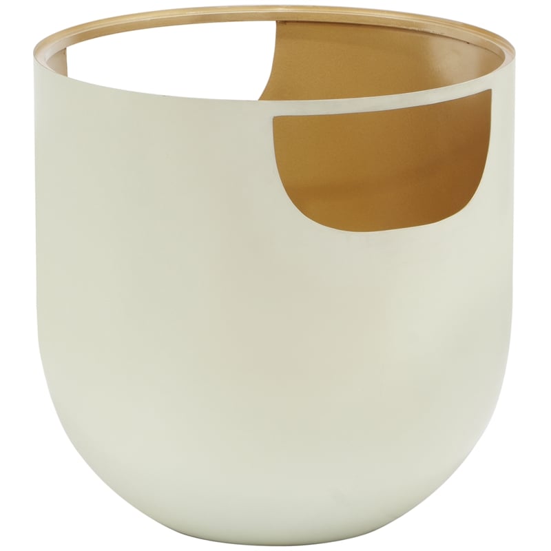 Meridian Furniture Doma Cream / Gold End Table