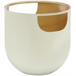 Meridian Furniture Doma Cream / Gold End Table
