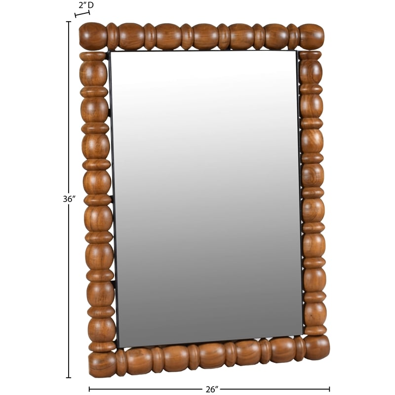 Meridian Furniture Aubrey Brown Mirror
