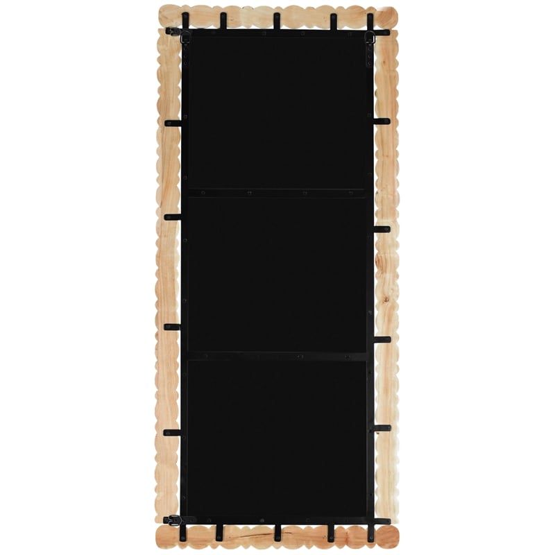 Meridian Furniture Aubrey Bleached Natural Oak Mirror