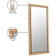 Meridian Furniture Aubrey Bleached Natural Oak Mirror