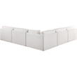 Meridian Furniture Ease Cream Fabric Modular Sectional