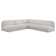 Meridian Furniture Ease Cream Fabric Modular Sectional