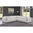 Meridian Furniture Ease Cream Fabric Modular Sectional