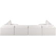 Meridian Furniture Ease Cream Fabric Modular Sectional