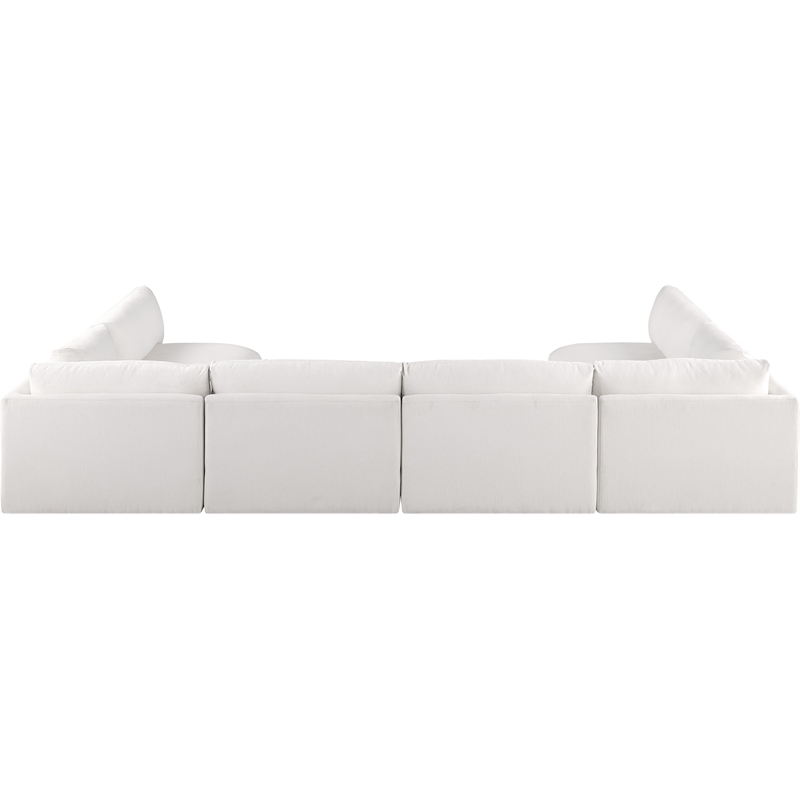 Meridian Furniture Ease Cream Fabric Modular Sectional