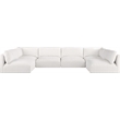 Meridian Furniture Ease Cream Fabric Modular Sectional